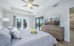 Master Bedroom with View To Pool Area